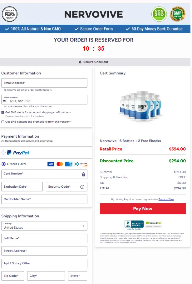 Secure Checkout Form